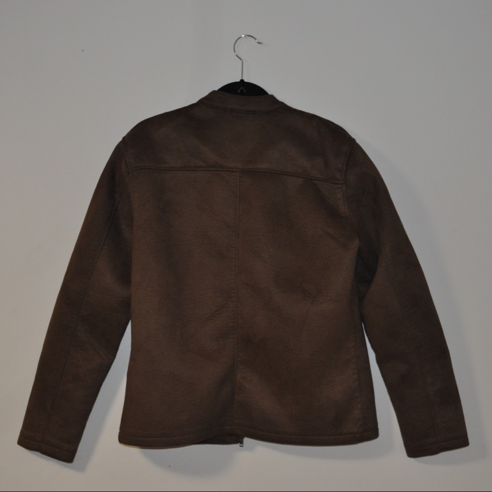 21Men faux suede jacket